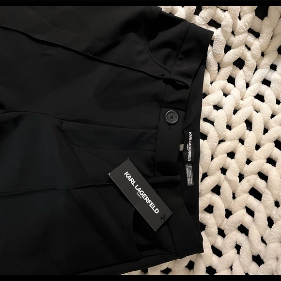Karl Lagerfeld black tailored trousers NWT - Picture 1 of 3